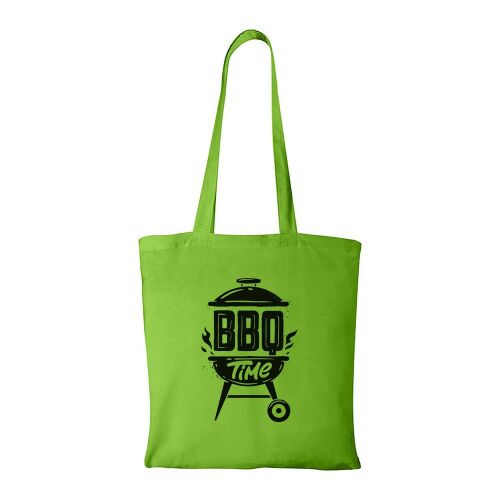 BBQ time - Bevásárló táska zöld v1