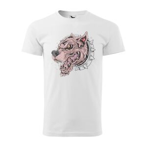 Póló Mérges kutya mintával - Fehér S méretben 120327336 - Ajándék póló