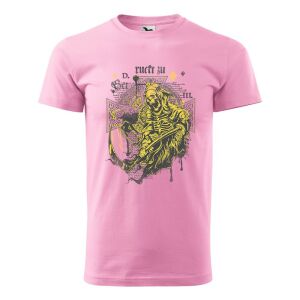 Póló Kaszás mintával - Rózsaszín S méretben 120327828 - Ajándék póló