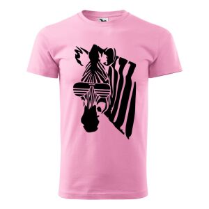 Póló Zebra mintával - Rózsaszín S méretben 120328527 - Ajándék póló