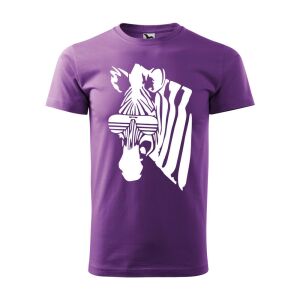 Póló Zebra mintával - Lila S méretben 120328533 - Ajándék póló