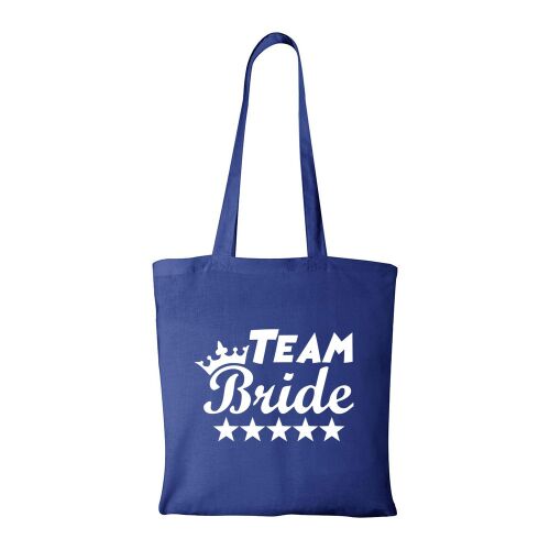 Team Bride - Bevásárló táska kék v3