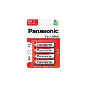 Батерии Panasonic AA цинково-въглеродни, 4 броя - Panasonic