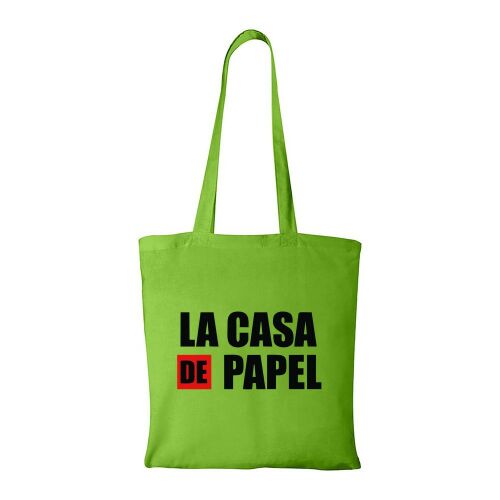 La casa de papelV2 - Bevásárló táska zöld