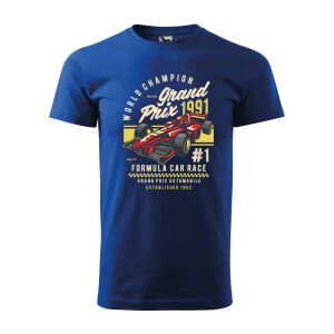 Póló Formula Car Race mintával - Kék S méretben 120331436 - Ajándék póló