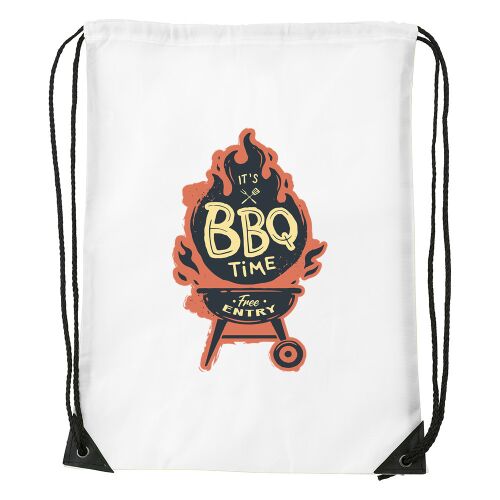BBQ time - Sport táska fehér v2