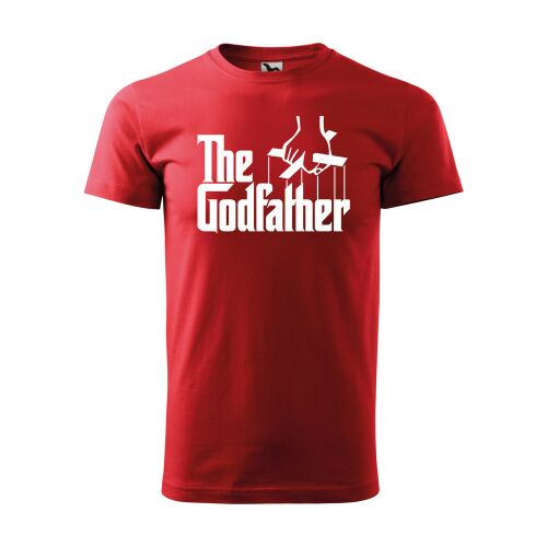 Póló The Godfather mintával - Piros S méretben