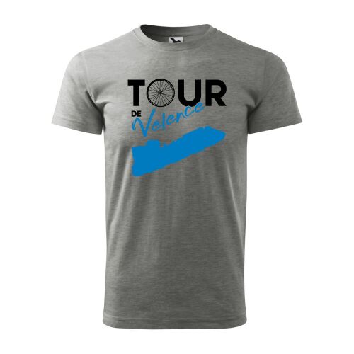 Póló Tour de Velence mintával - Szürke S méretben