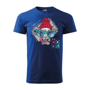 Póló Cool cow mintával - Kék S méretben 120335240 - Ajándék póló
