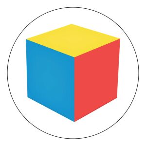 Vasalható Ovis jel csomag Kocka mintával 120338446 - Vasalható matrica