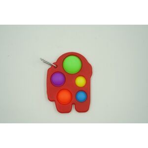 Flippy stressz játék - Fidget játék, Simple Dimple, köztünk, piros