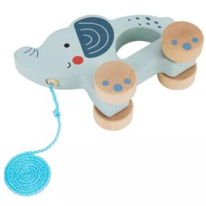 TOOKY fa húzható elefánt PASZTEL szín