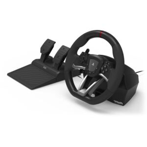 HORI Racing Wheel APEX for PS5, PS4, and PC with pedals - Gaming Steering Wheel