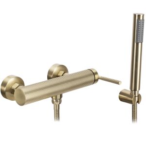 Argon BRUSH GOLD zuhanycsaptelep és kézi zuhany szett - Nonbrand Csaptelep