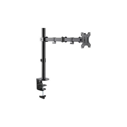 SOS 1110 Egyszemélyes monitor asztali tartó - Fekete acél