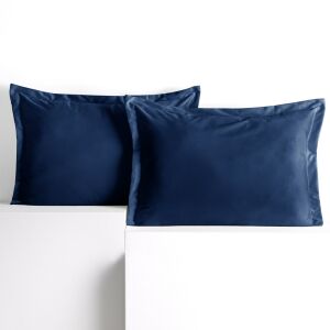 Par AmeliaHome Velvet indigo plavih navlaka za jastuke - Posteljina