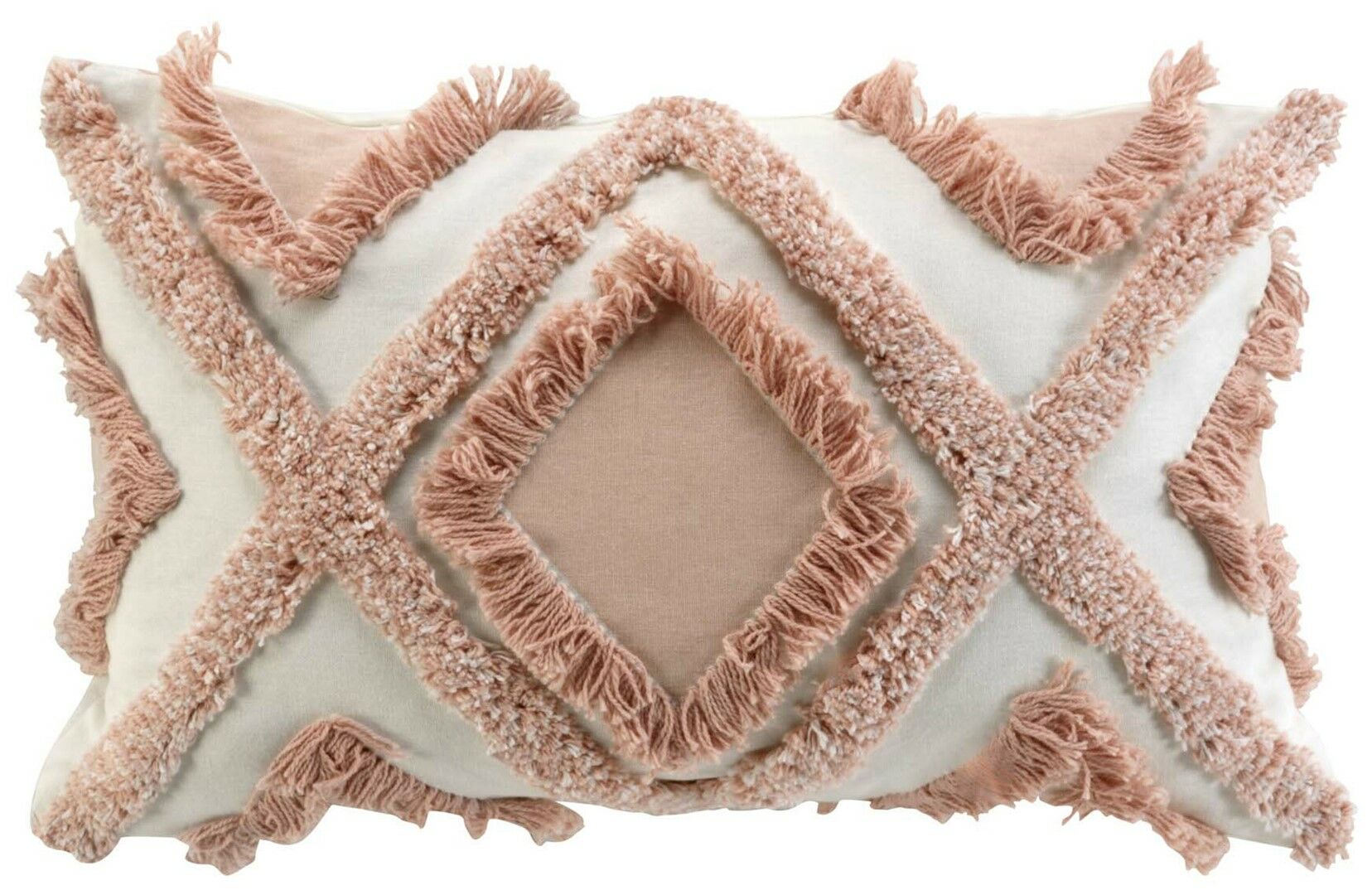 Díszpárna MARISSA púderrózsa boho 30x50 30x50 douceur d'interieur