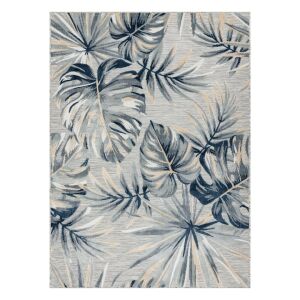 Hakano Orla Monstera 2 szary tropikalny dywan, pełny widok - Projektowanie wnętrz
