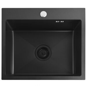 Edelstahlspüle Leo 50 Black 120388521 - Spülbecken