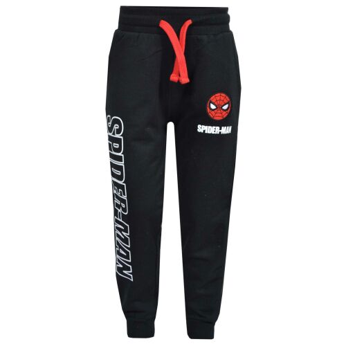 Marvel Spider-Man Schwarze Jogginghose für Kinder 3-4 Jahre, bequeme Trainingshose mit Spiderman-Logo