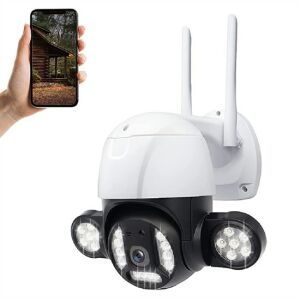 Cameră inteligentă wireless VRT-C28 Wifi pentru exterior, cu vedere nocturnă, impermeabilă - controlată de la distanță 120390015 - Nonbrand Camere de supraveghere