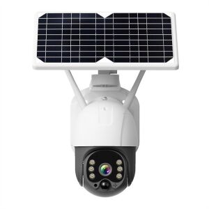 Cameră de securitate solară rezistentă la intemperii - Cameră 4G 1080p cu baterie reîncărcabilă, vedere nocturnă, PTZ bidirecțională 120390043 - Nonbrand Camere de supraveghere