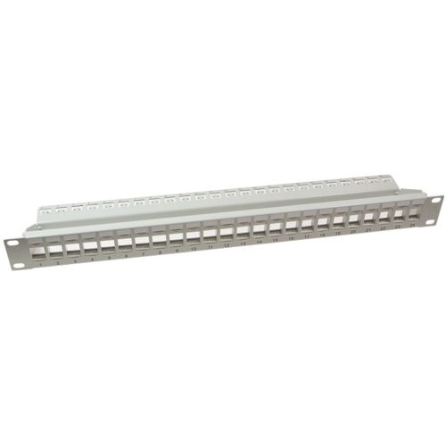 Logilink Keystone Panel 1U, 24 Ports, unshielded, grey (NK4044) 120390670