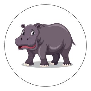 Vasalható Ovis jel csomag Víziló mintával 120394206 - Ovis jel