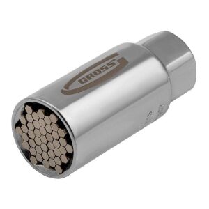 GROSS 6-21mm 3/8" multifunkciós dugókulcs különböző méretekhez CrV