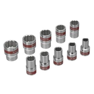 MTX 10-24mm 1/2" biHexagonal dugókulcs készlet 10db 137259016 - Mtx