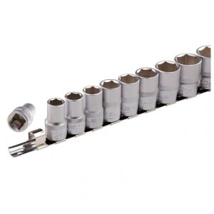 STELS 1/2" 10-22mm 10 részes professional dugókulcs fej készlet 137259232 - Dugókulcs