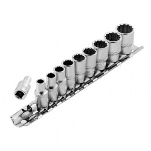 STELS 1/4 Bi-Hex 4-13mm 10részes dugókulcs fej szett Professional 137258967 - Dugókulcs