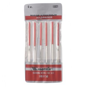 MTX 140x50x3mm gyémánt tűreszelő szett tasakban 6db