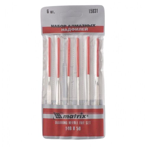 MTX 140x50x3mm gyémánt tűreszelő szett tasakban 6db 137255607