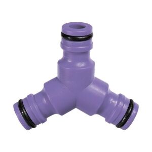 PALISAD 1/2" standard műanyag gyorscsatlakozó T-elosztó 137256593 - Csatlakozó és kiegészítő