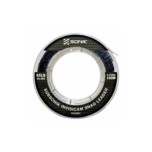 SONIK SUBSONIK INVISICAM SNAG LEADER 100 M  65LBS (0,65)