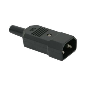 IEC C14 dugó törésgátlóval 120419630 - Csatlakozó