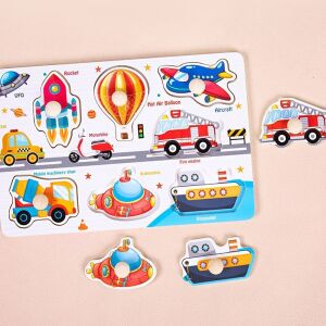 Puzzle de dezvoltare din lemn 120419927 - Puzzle pentru copii