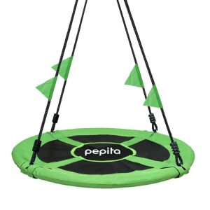 Pepita Столче за хранене със стоманена рамка 100 см #зелено