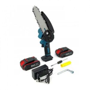 Finke 2 Akkus Láncfűrész Bőröndben  6" Vágóhossz 48V FK-6040