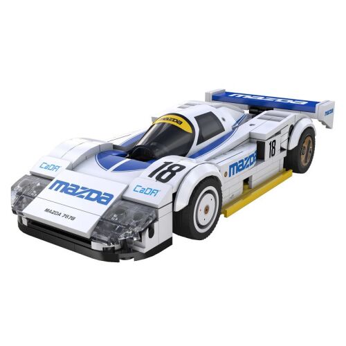 CaDA C55029W Mazda 787B Versenyautó Építőjáték, 242 darab, LEGO kompatibilis