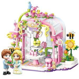 QMAN® 32020 – kvetinová hračka na popoludňajší čaj – 100% kompatibilná so všetkými ostatnými obľúbenými značkami 120422681 - QMAN