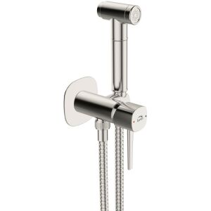 Higiénikus zuhanygarnitúra beépített csapteleppel, tömlővel és tartóval, króm