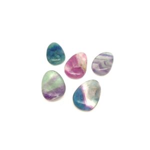 25/30mm Fluorit szivárvány csepp 120424623 - Ásvány