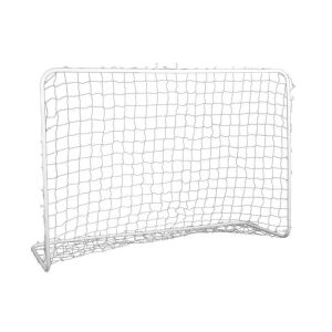 Poartă de fotbal din metal alb cu plasă, 182x61x122cm, pentru copii și adulți, pentru utilizare în aer liber, asamblare ușoară - Porti de fotbal și handbal