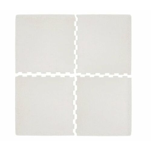 Matracok - Moduláris puzzle, 3 éves kortól, 60x60x1.5cm - 4db, fehér