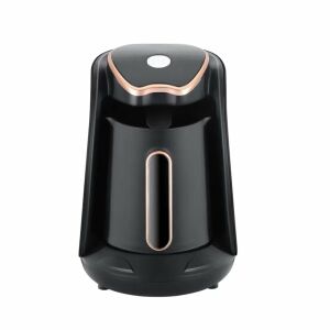 Cafea electrică neagră cu accente aurii, R103, 600W, 300ml - Aparat de cafea cu gura de scurgere