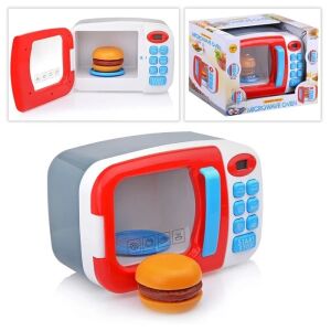 Játék mikrohullámú sütő, 3 éves kortól, fehér-piros-kék
