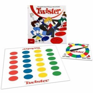 Társasjáték, Twister, 6 éves és idősebb gyerekeknek és felnőtteknek, több színű