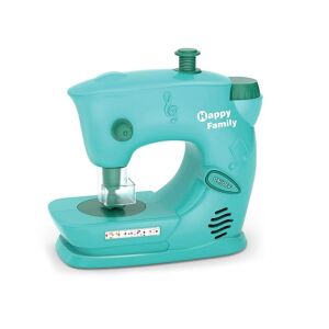 Varrógép gyerekeknek, fényekkel és hangokkal, műanyag, 21x15x6 cm, türkizkék színű